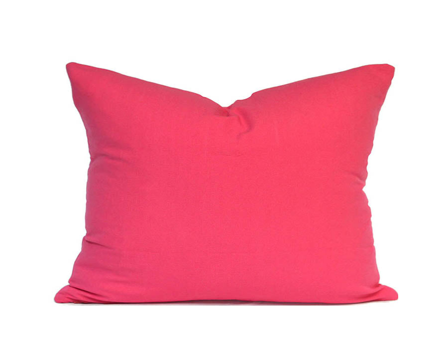 SOLID CANDY PINK Indoor Pillow Cover