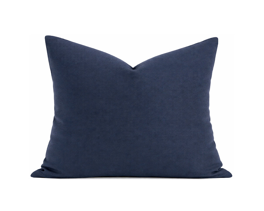 SOLID NAVY BLUE Indoor Pillow Cover