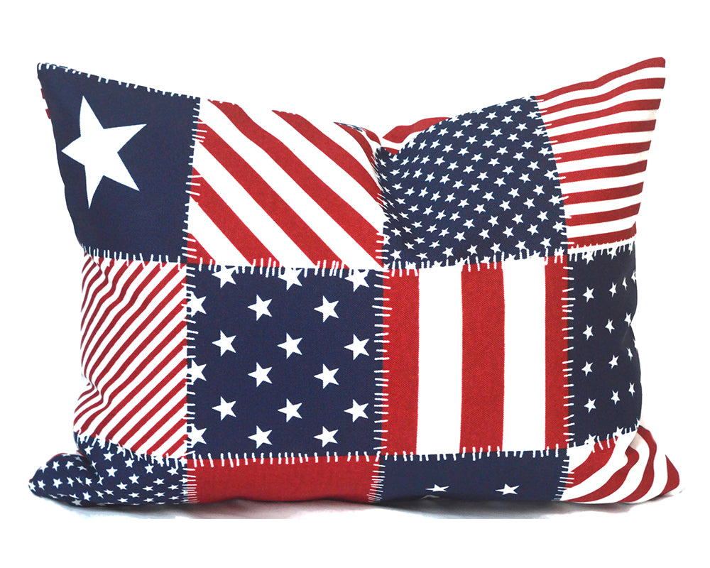 STARPATCH Navy - Outdoor Pillow Cover-Our Pillow Studio