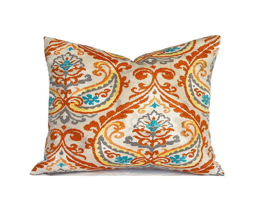 SUMMER TERRACOTTA ORANGE Outdoor Pillow Cover