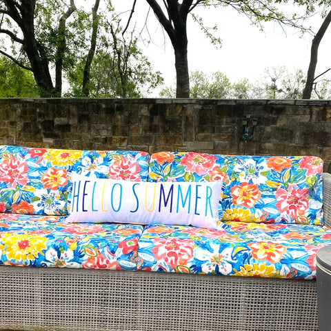 SUN RIVER SKY <br> Outdoor Pillow Cover