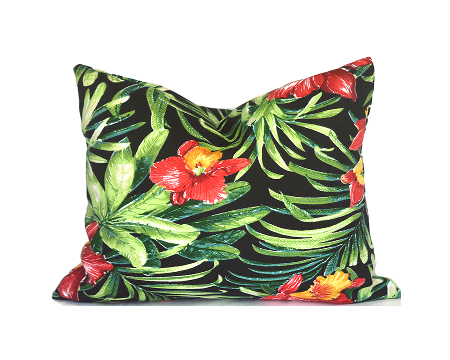 TRUCOTTE ONYX BLACK Outdoor Pillow Cover
