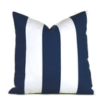 CABANA NAVY BLUE - Outdoor Pillow Cover-Our Pillow Studio