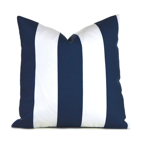 CABANA NAVY BLUE <br>Outdoor Pillow Cover