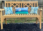 MIX & MATCH Outdoor Pillow Covers in Shades of Aqua and Turquoise (Copy)-Our Pillow Studio