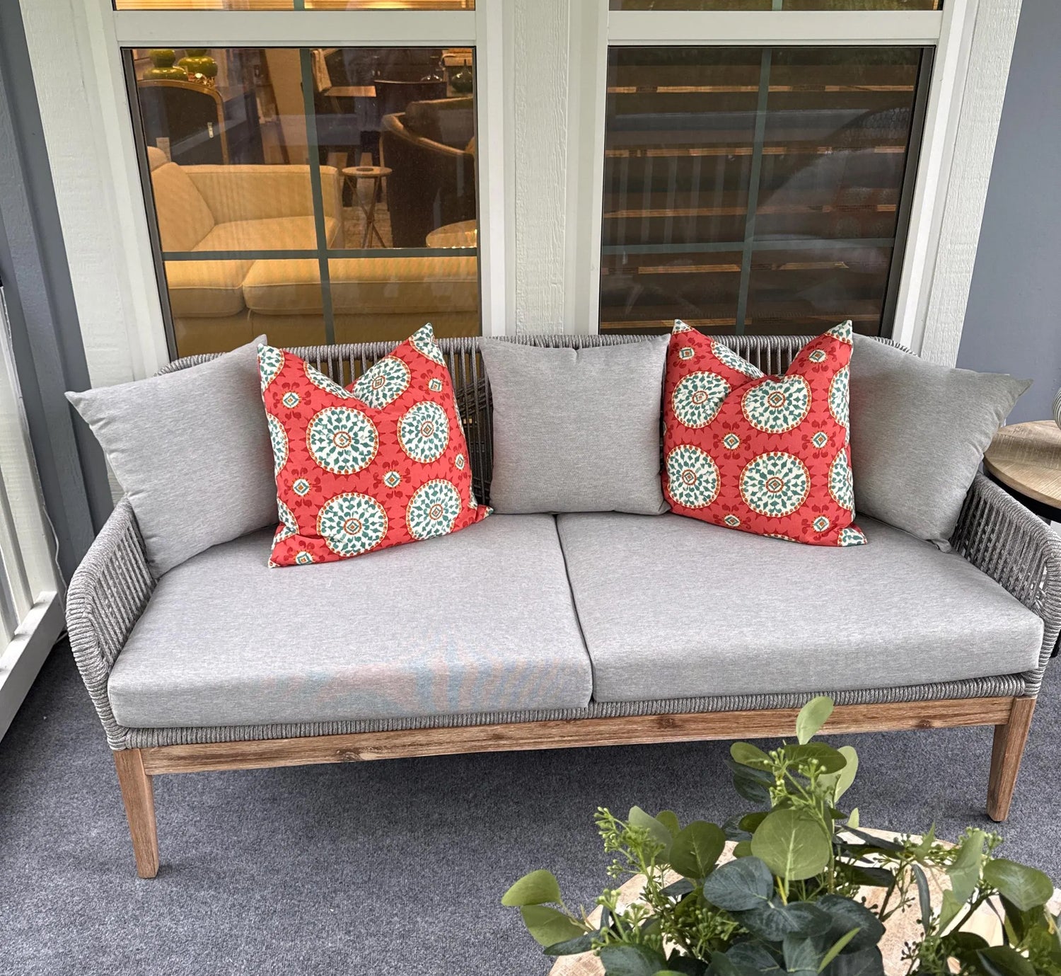 JOHARA WATERMELON PILLOW COVER New Look UV-Resistant-Our Pillow Studio