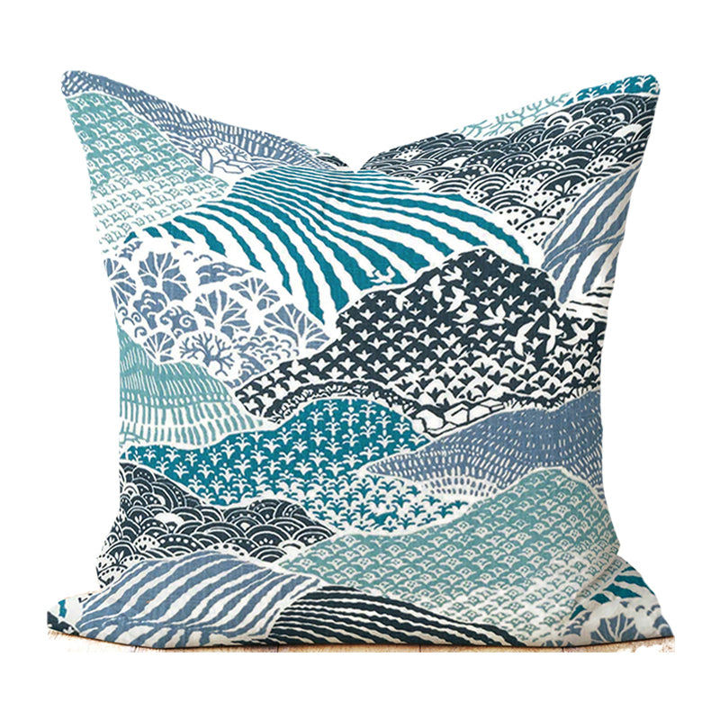 WINDSOR INDIGO - Indoor Pillow Covers-Our Pillow Studio