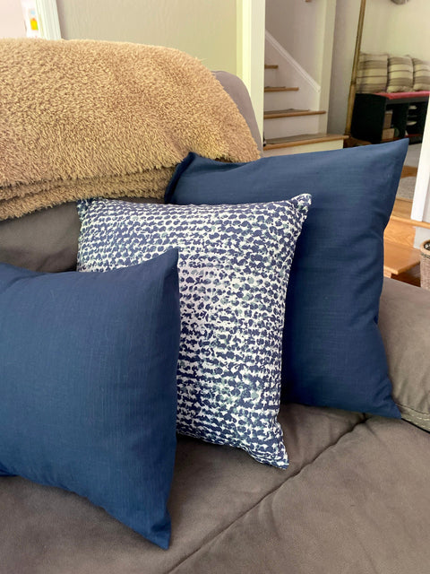 ZOEY INDIGO <br> Indoor Pillow Cover