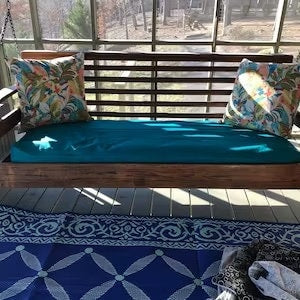 Day Bed / Cushion Covers / Waterfall Knife Edge Boxed Style / All Sizes / Choose Any Fabric From Our Studio
