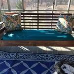 Day Bed / Cushion Covers / Waterfall Knife Edge Boxed Style / All Sizes / Choose Any Fabric From Our Studio